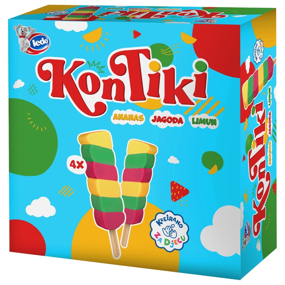 Ledo Bananko ili Kontiki 4x70 ml ili 3x85 ml Akcija u trgovini Plodine