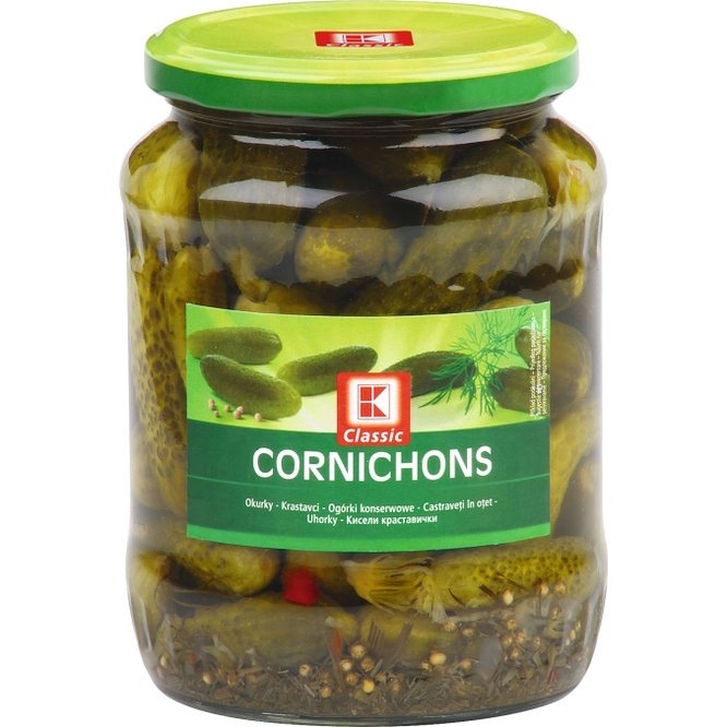 Krastavci Kornišon 670 g Classic - Akcija u trgovini Kaufland