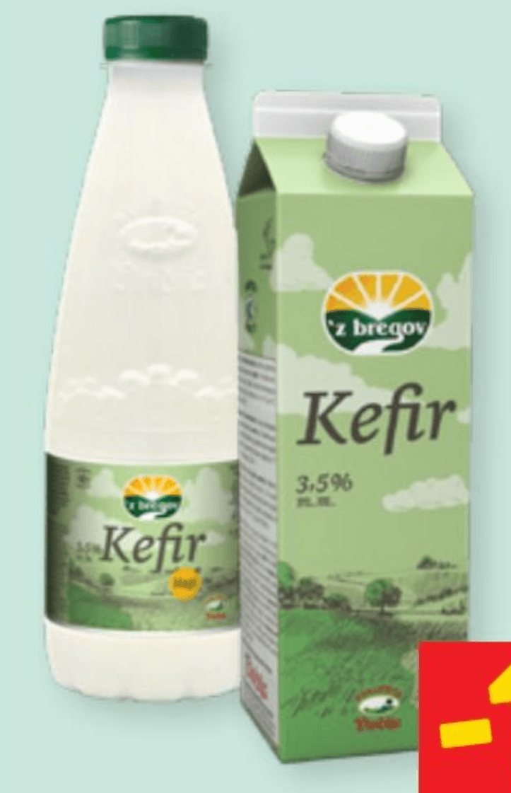 Kefir 'z bregov 750 g ili 1 kg - Akcija u trgovini Spar