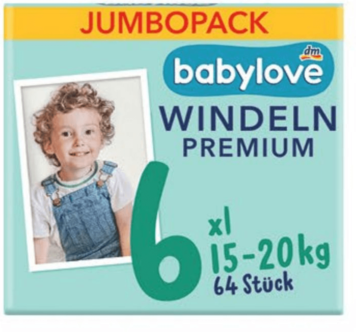 babylove premium pelene 64 kom. - Akcija u trgovini Dm