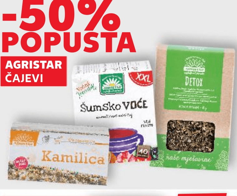 AGRISTAR ČAJEVI - Akcija u trgovini Kaufland