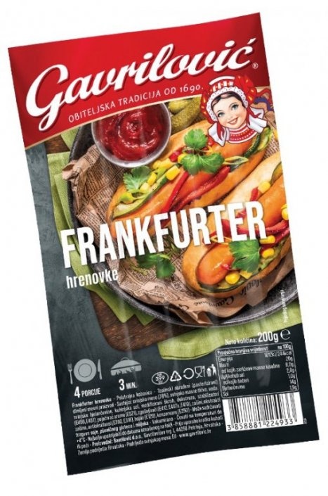 Polutrajne kobasice i hrenovke od 200 g do 300 g Gavrilović - Akcija u trgovini Interspar