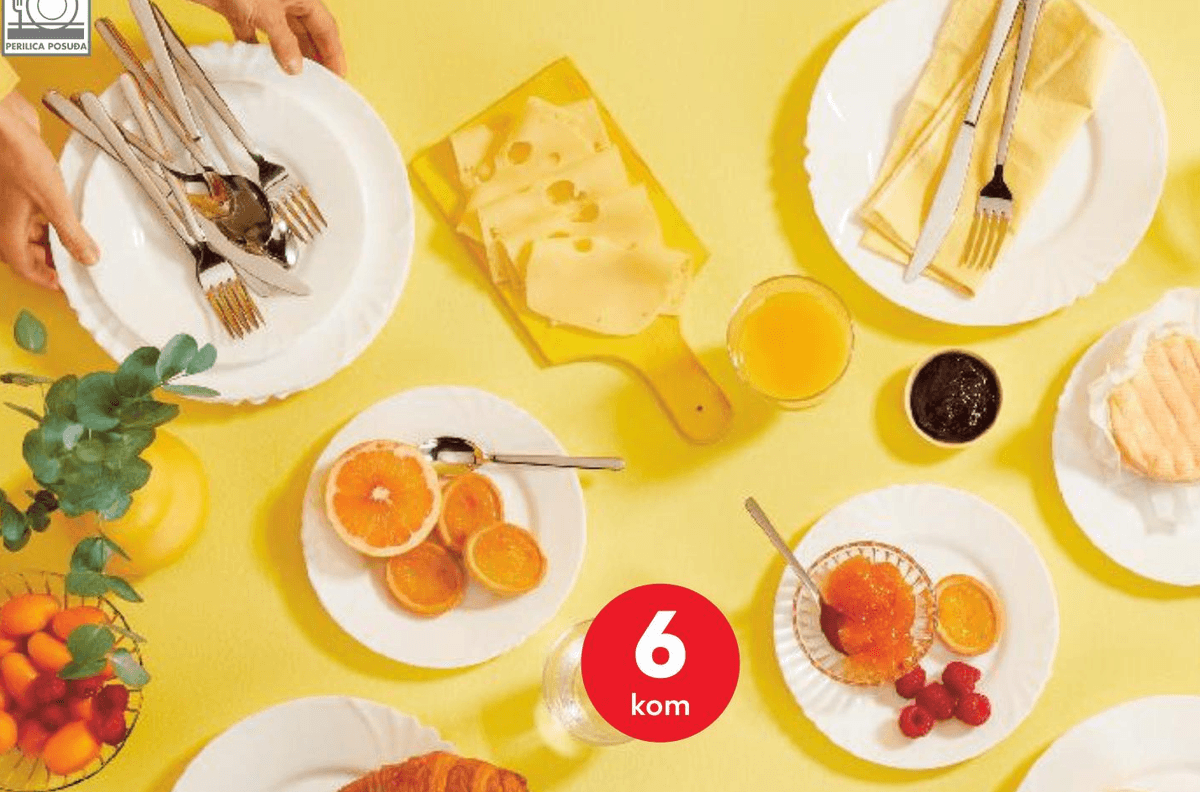 Set tanjura 6 kom - Akcija u trgovini Kaufland