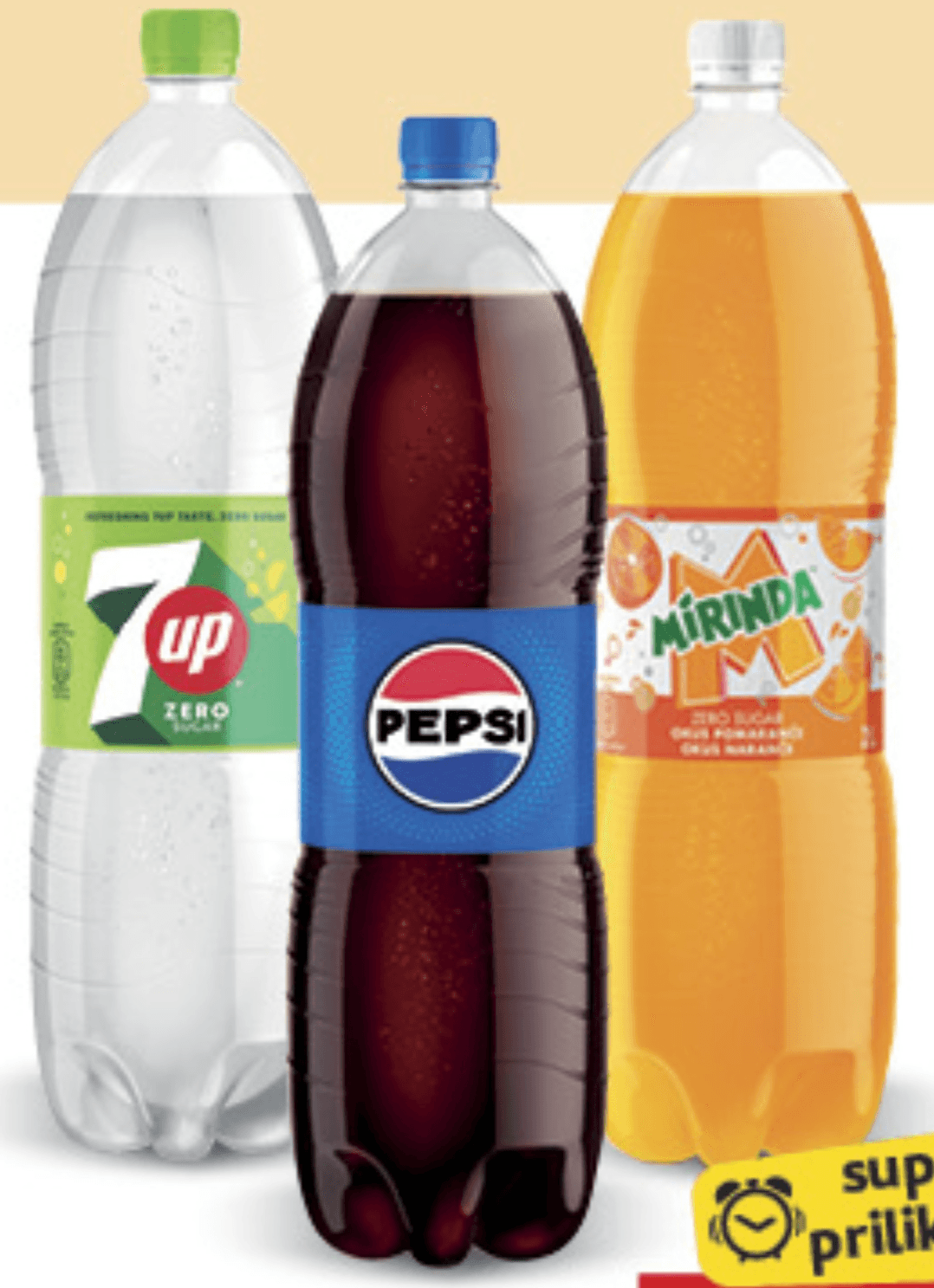 Pepsi, 7 Up, Mirinda Gazirano piće 2L - Akcija u trgovini Konzum