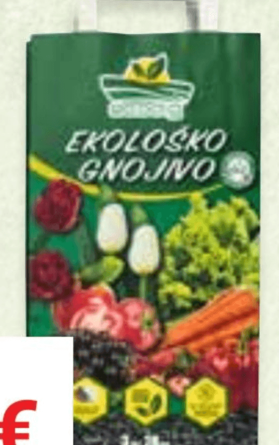 Organsko gnojivo u peletama 3kg - Akcija u trgovini Pevex