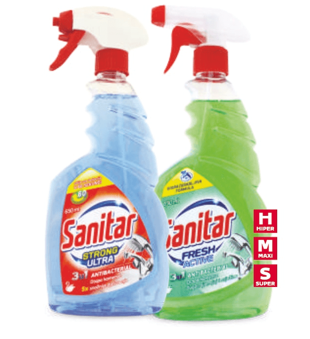 Sanitar Sredstvo za čišćenje i dezinfekciju 650 ml - Akcija u trgovini Tommy