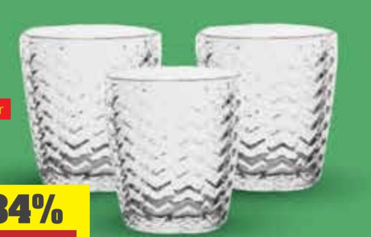 Set čaša 3 kom - Akcija u trgovini Ribola