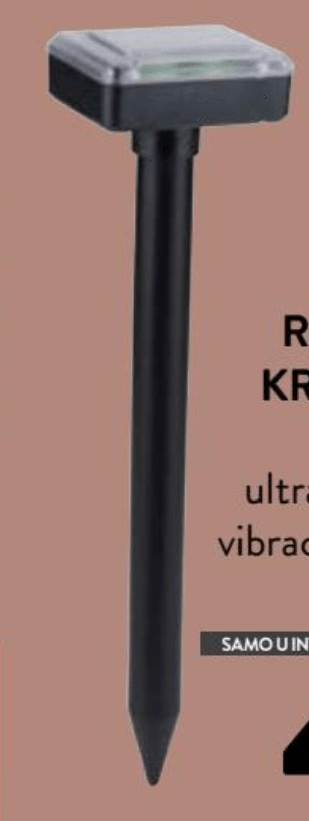 Solarni rastjerivač krtica Kinzo 1 kom - Akcija u trgovini Spar