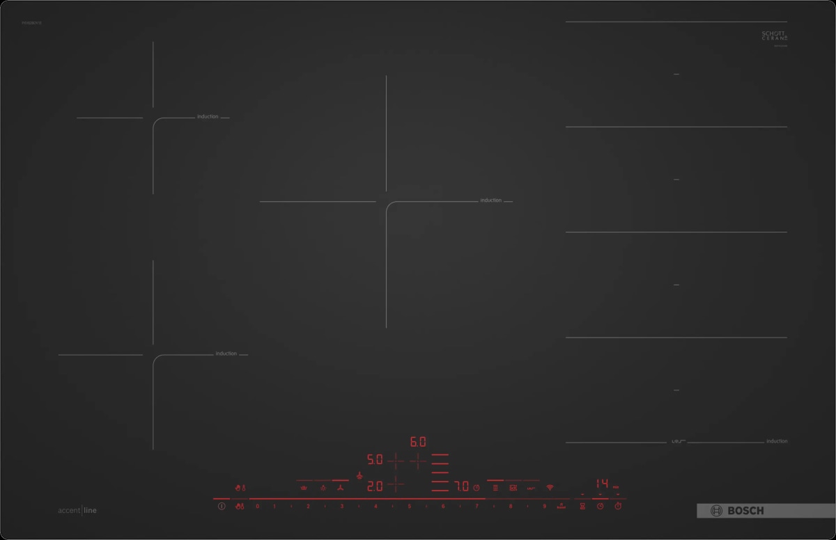 PXV82BDV1E Indukcijska ploča za kuhanje 80 cm Bosch - Akcija u trgovini Harvey Norman