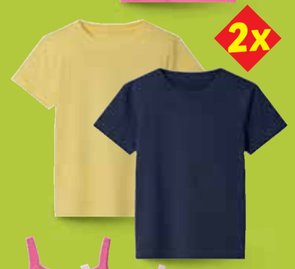 Lupilu Majice 2 komada u setu - Akcija u trgovini Lidl
