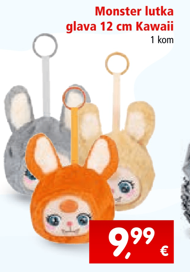 Glava lutke Monster 12 cm - Akcija u trgovini Interspar