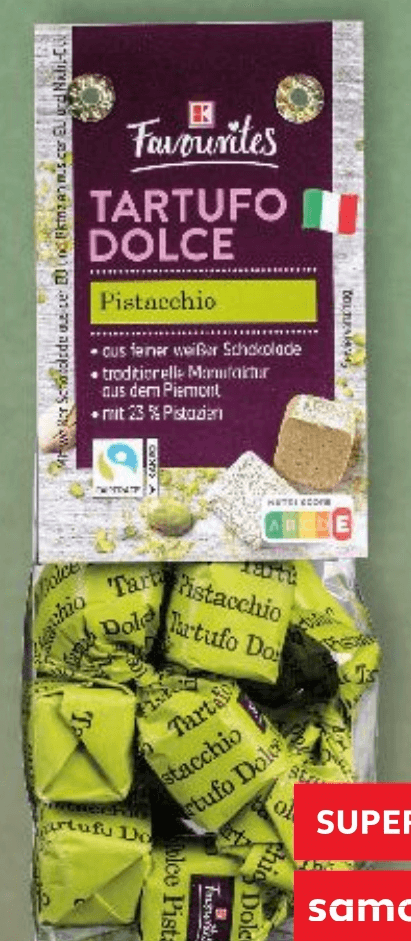 Favourites Čokolada Tartufo dolce 90 g - Akcija u trgovini Kaufland