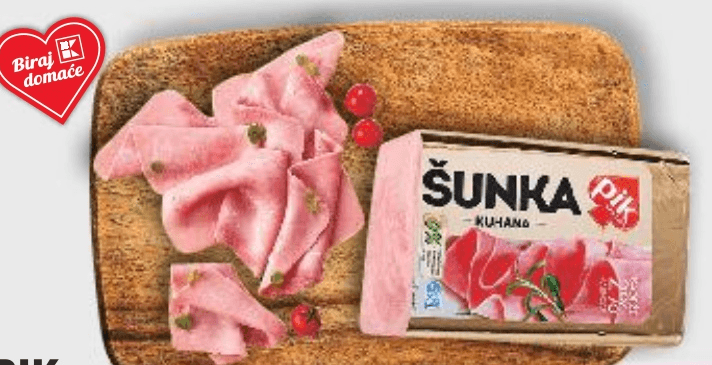 PIK Šunka 100 g Pik Vrbovec - Akcija u trgovini Kaufland