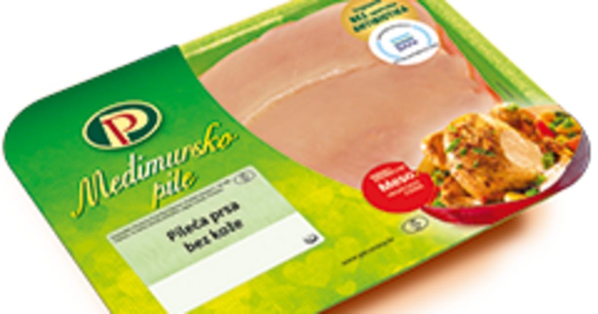 Pileća prsa bez kože 1kg Perutnina Ptuj-Pipo - Akcija u trgovini Konzum