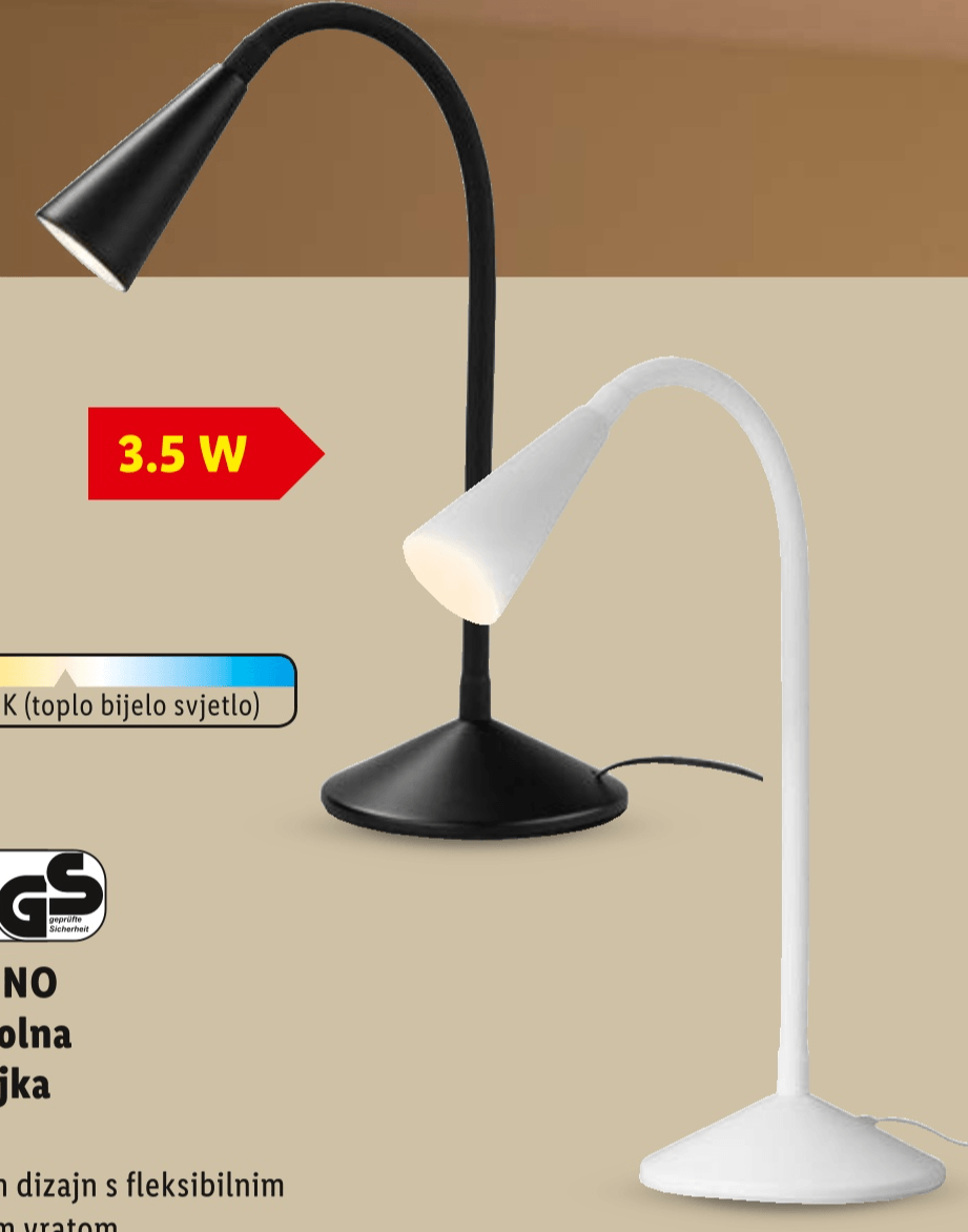 LIVARNO LED stolna svjetiljka Komad LIVARNO home - Akcija u trgovini Lidl