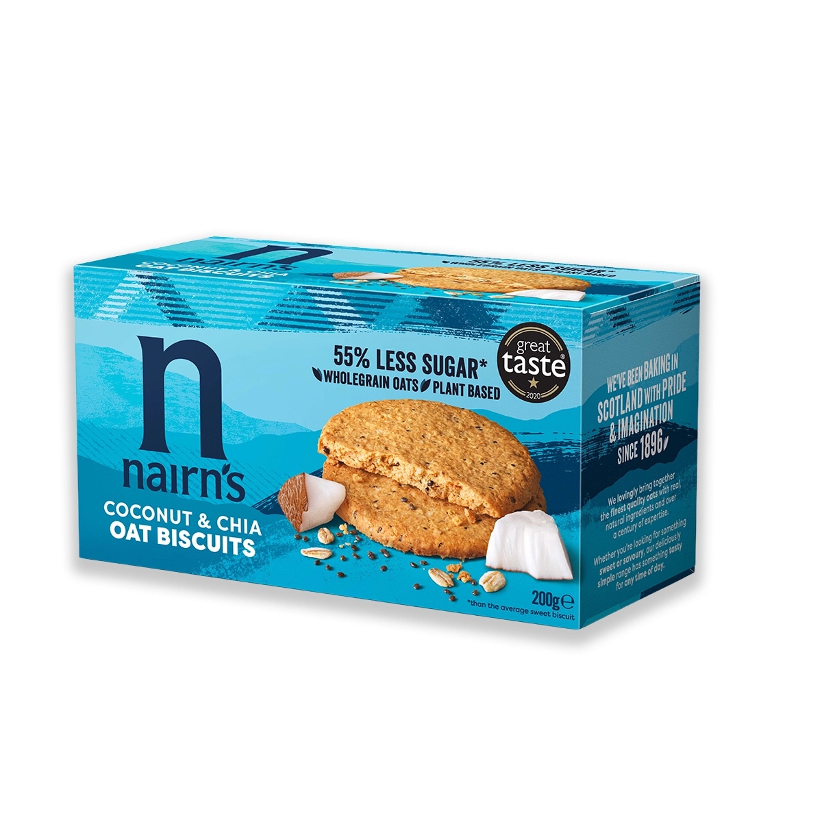 Nairn's oat biscuits toasted coconut with chia seeds 200g Akcija u trgovini Bipa