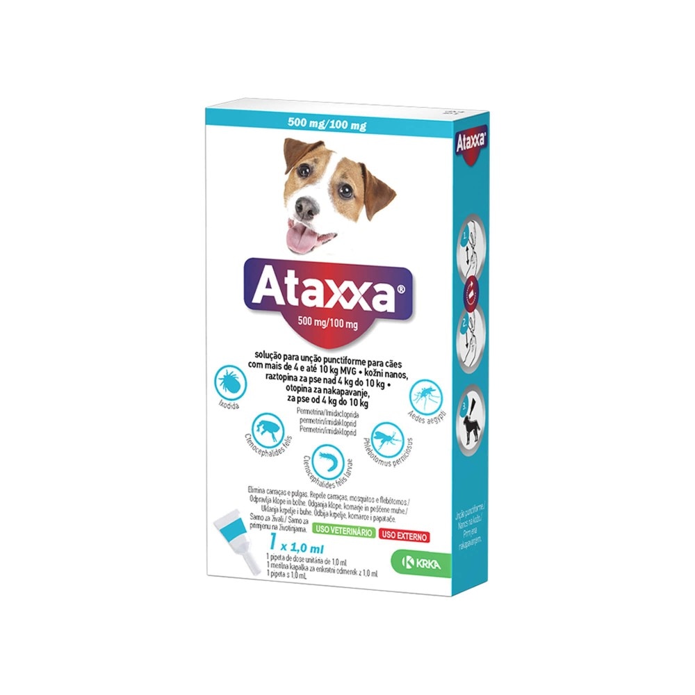 ATAXXA ampula SpotOn 0 - 4kg 0,4ml; 4-10kg 1ml; 10-25kg 2,5ml; >25kg 4ml - Akcija u trgovini Pet Centar