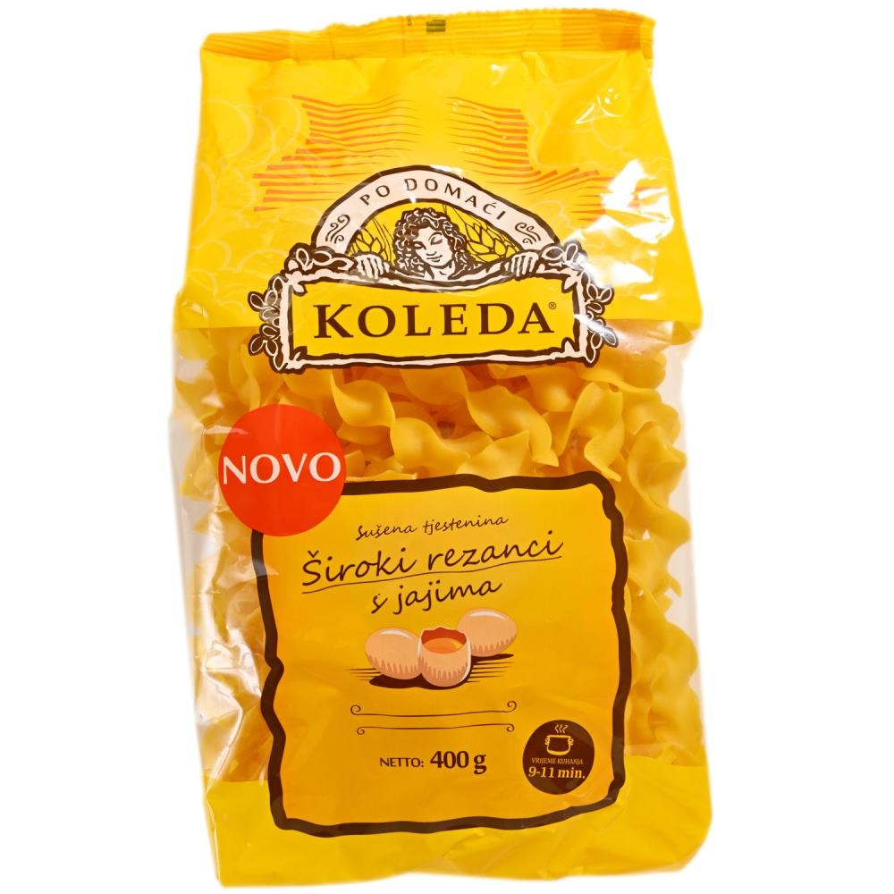 KOLEDA Ribana kaša s jajima i mrkvom/svrdla s jajima/krpice s jajima 400g - Akcija u trgovini Pivac