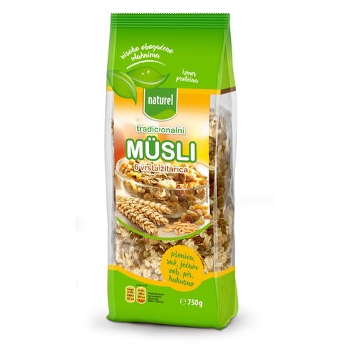 NATUREL Müesli 750 g - Akcija u trgovini Lidl