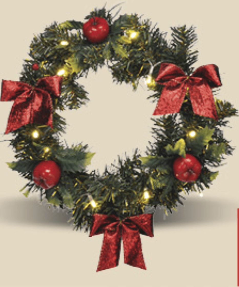 LED božićni vijenac - Akcija u trgovini Konzum