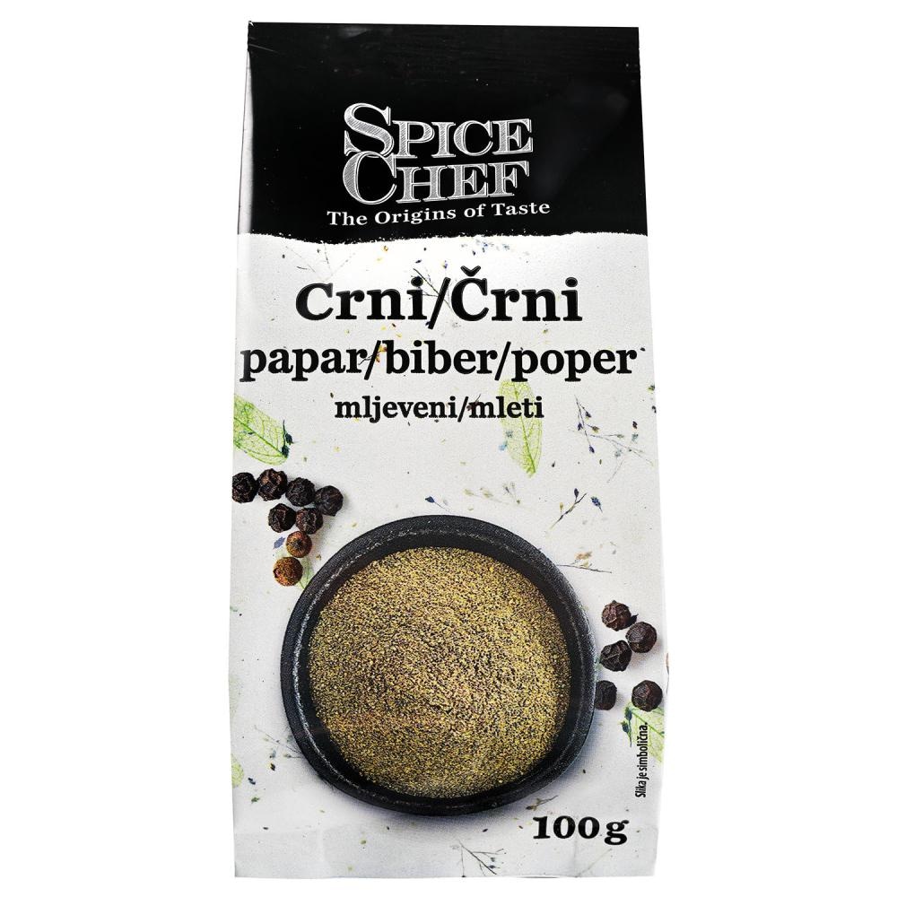 Spice Chef papar crni 100g - Akcija u trgovini Konzum