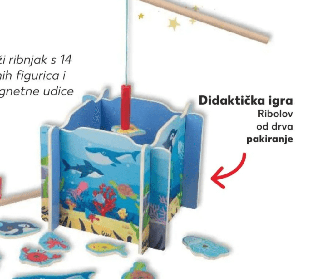 Didaktička igra Ribolov - Akcija u trgovini Kaufland