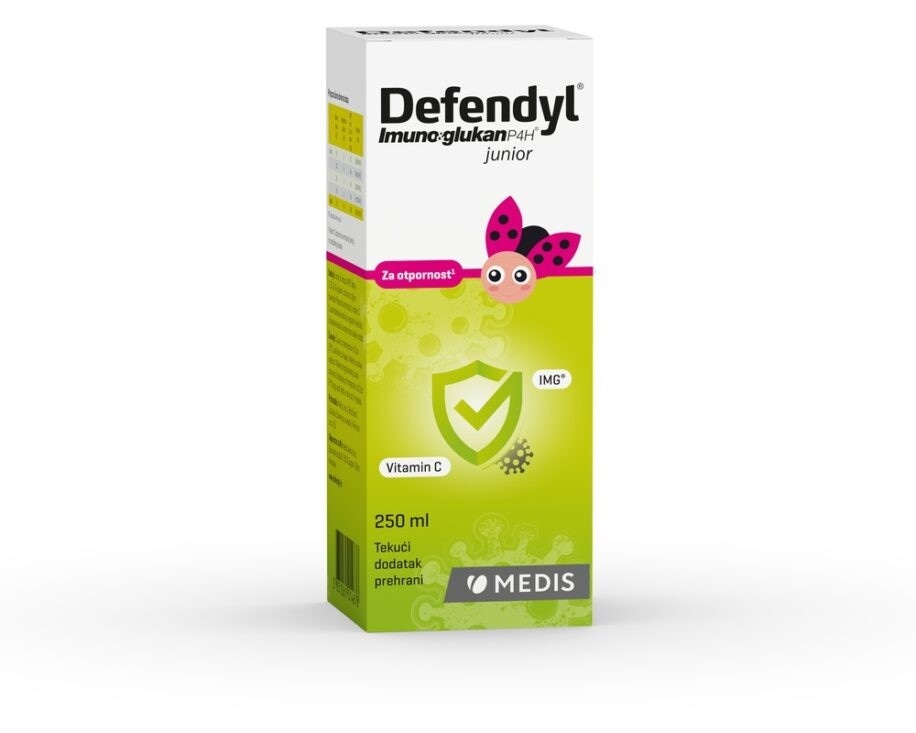 Defendyl Imunoglukan P4H junior sirup 250 ml Akcija u trgovini Dm