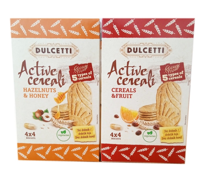 Dulcetti keks active mix 160g - Akcija u trgovini Konzum