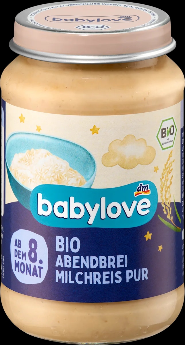 babylove EKO mliječna kašica od riže 190 g - Akcija u trgovini Dm