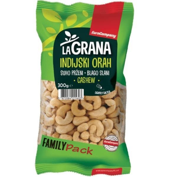 La Grana prženi slani indijski orah 300g Akcija u trgovini Vrutak