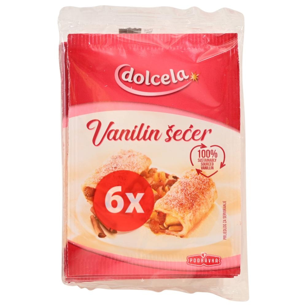 Vanilin šećer ili Prašak za pecivo 6 x 8 g ili 5 x 12 g Dolcela - Akcija u trgovini Interspar