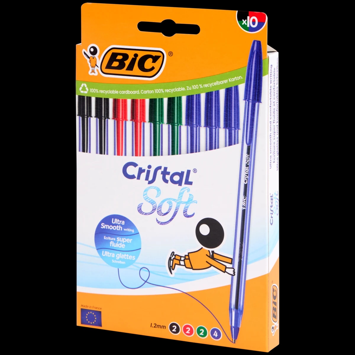 BIC Cristal Soft kemijske olovke 10-dijelan komplet Akcija u trgovini Action