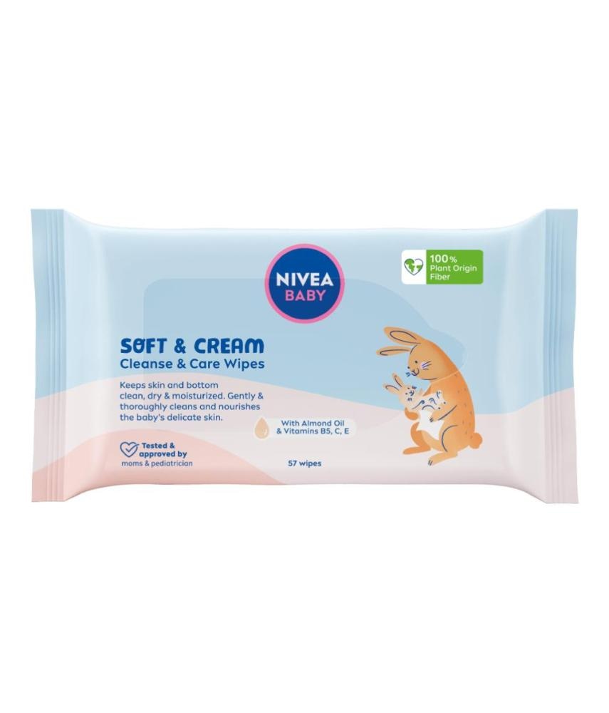 NIVEA BABY Soft&cream maramice 57 kom - Akcija u trgovini Ultra