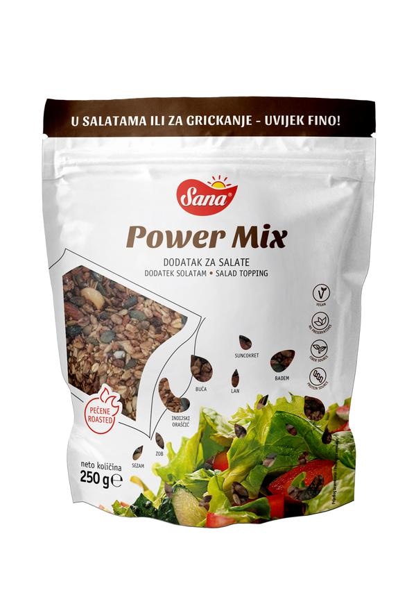 Mješavina sjemenki i orašastih plodova Power Mix 250 g Sana - Akcija u trgovini KTC