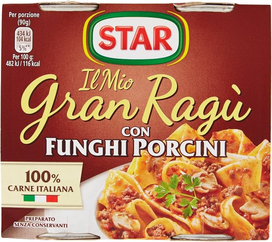 Star Gran Ragù con Funghi Porcini 2x180g - Akcija u trgovini Žabac
