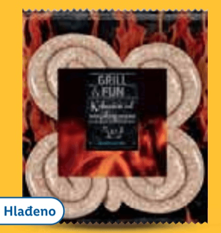 GRILLMEISTER Kobasica od svinjskog mesa 520 g - Akcija u trgovini Lidl