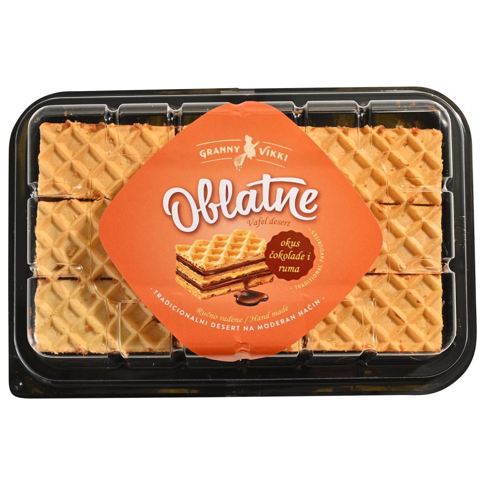 OBLATNE S ČOKOLADOM I RUMOM 200g - Akcija u trgovini Konzum