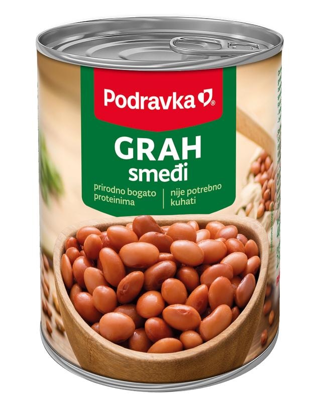 Podravka grah smeđi 400 g - Akcija u trgovini Bakmaz
