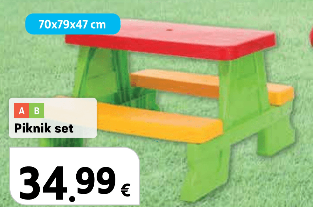 Piknik set - Akcija u trgovini Plodine