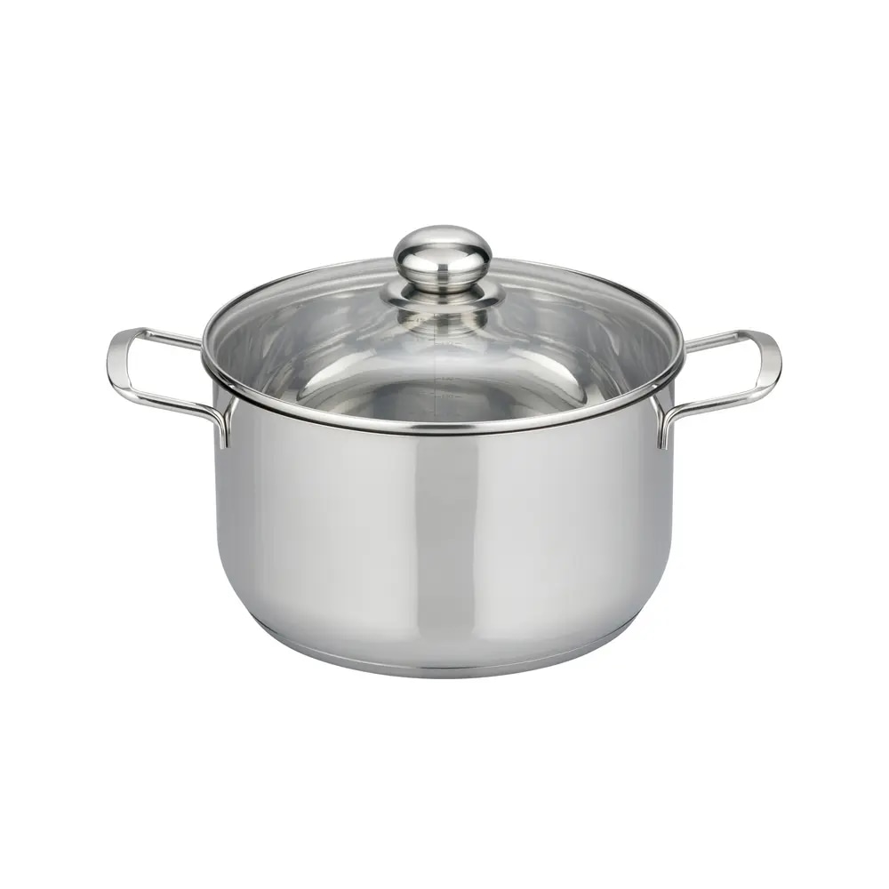 Lonac sa staklenim poklopcem fi 24 cm, 5,4 l, 1 kom Brillant Plus - Akcija u trgovini NTL