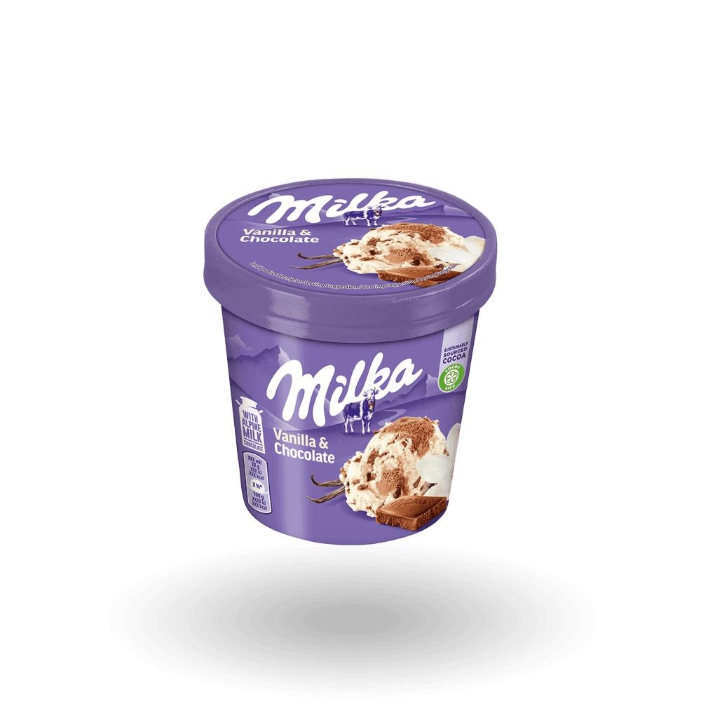 Sladoled 425 ml/ 297 g Milka - Akcija u trgovini Stanić Diskont