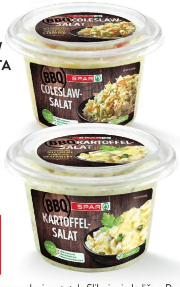 Salata Coleslaw ili Krumpir salata 350 g Spar - Akcija u trgovini Interspar