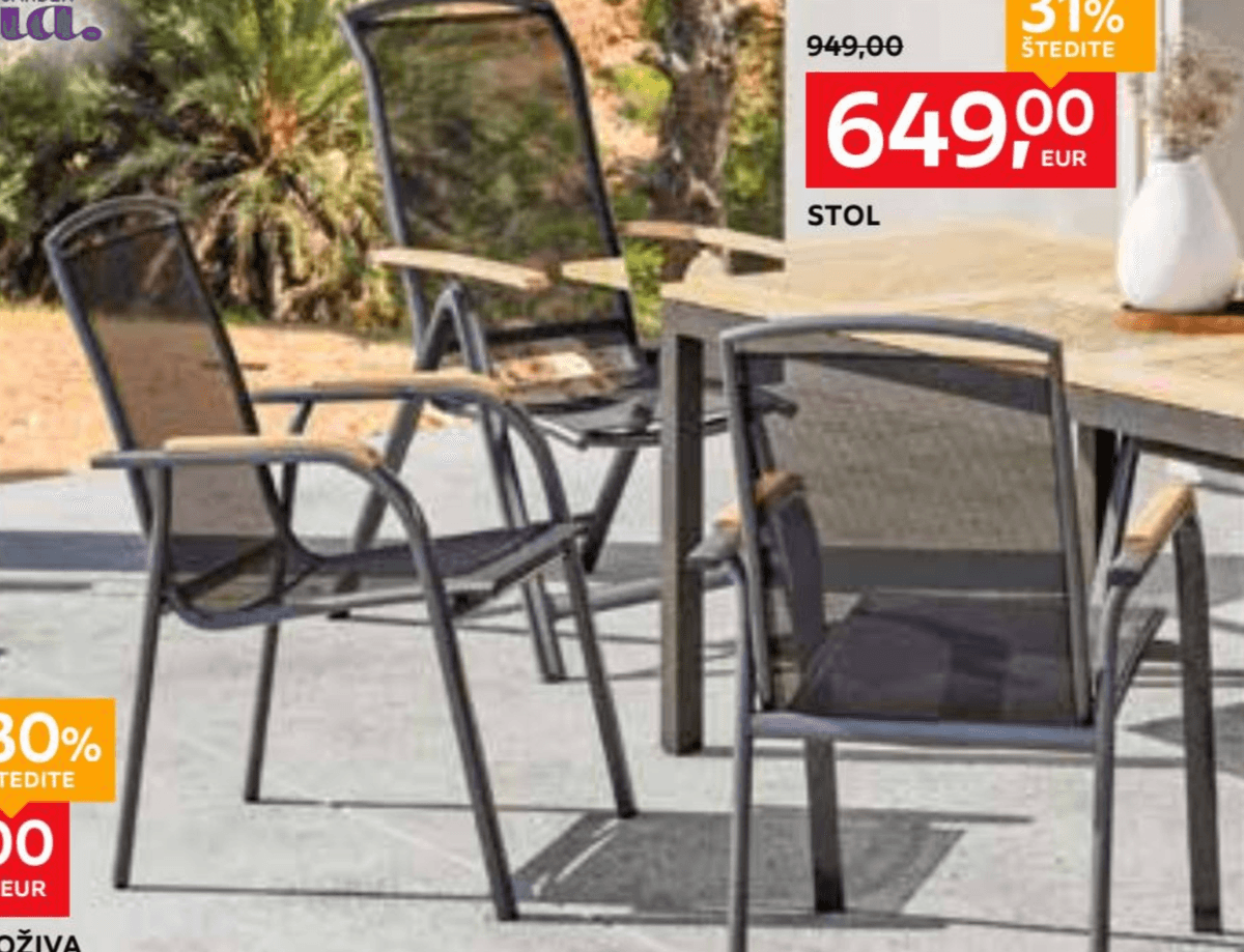 Stolica složiva ambia.garden - Akcija u trgovini Lesnina