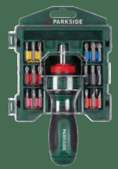 PARKSIDE® Set bitova za odvijač s čegrtaljkom 31 dio - Akcija u trgovini Lidl