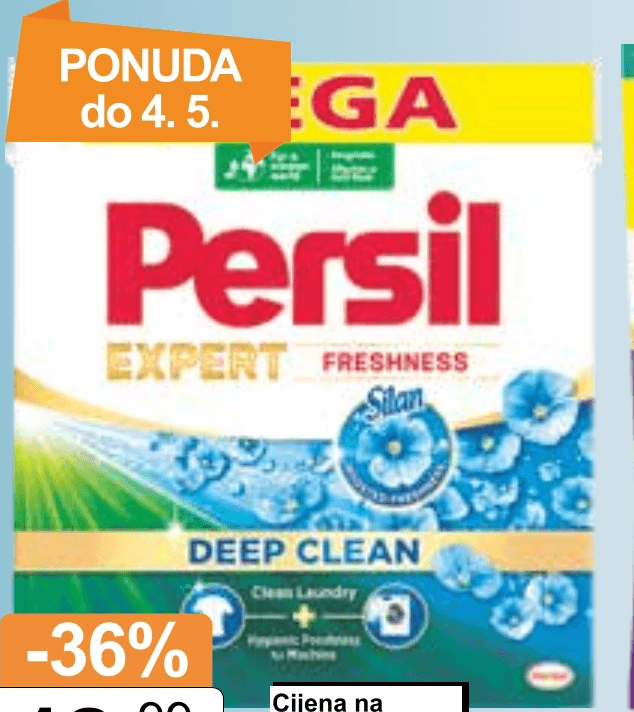 Praškasti deterdžent Persil 3,96 kg - Akcija u trgovini KTC