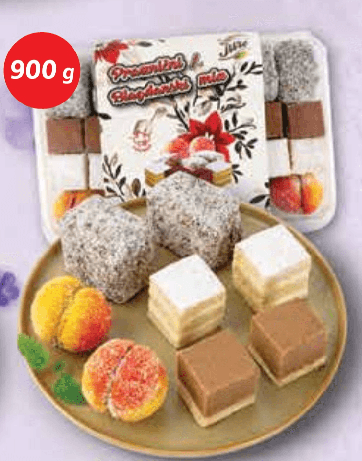 Blagdanski mix kolača 900 g - Akcija u trgovini Plodine