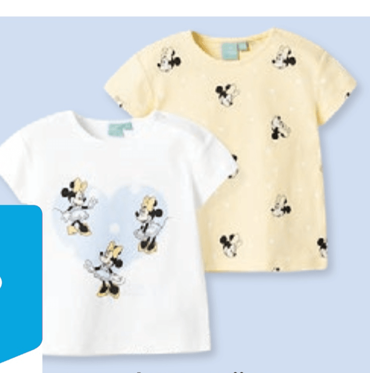 Majice kratkih rukava Minnie Mouse 2 kom Disney - Akcija u trgovini Pepco