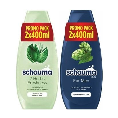 Šampon Schauma 2 x 400 ml - Akcija u trgovini Boso