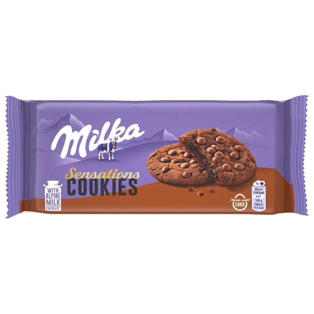 Milka Sensations Cookies Soft Choco 156g - Akcija u trgovini Žabac