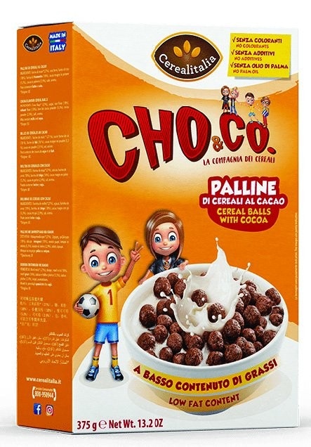 Cerealitalia Cho.co žitne čokoladne loptice 250 g Akcija u trgovini NTL